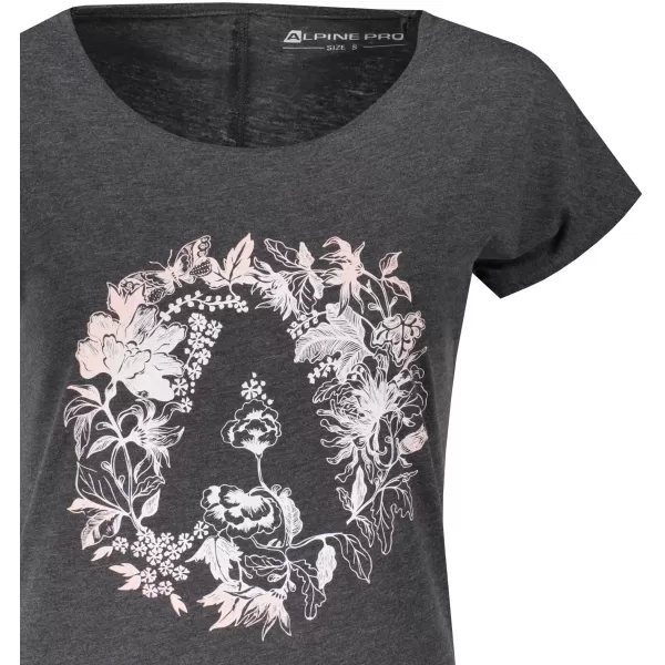  Damen-T-Shirt ALPINE PRO GOYA 2 LTSM296 DUNKELGRAU 