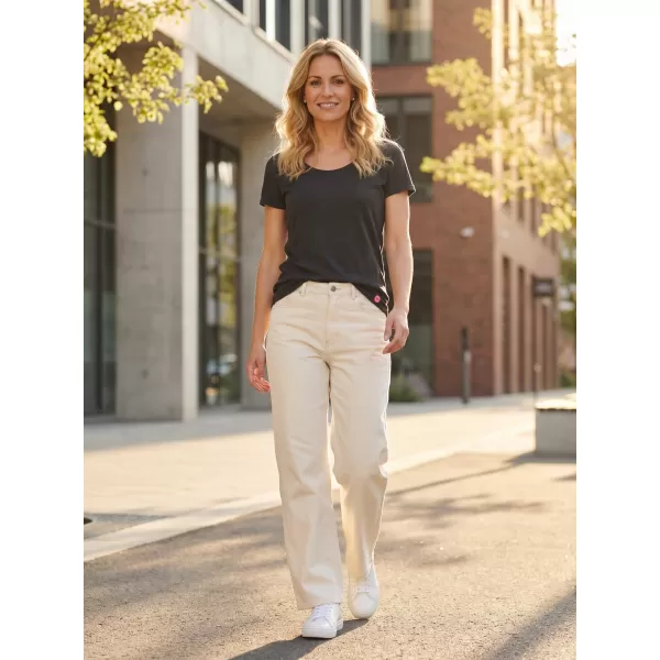  Damen-T-Shirt mit kurzen Ärmeln SAM 73 WT 761 SCHWARZ 