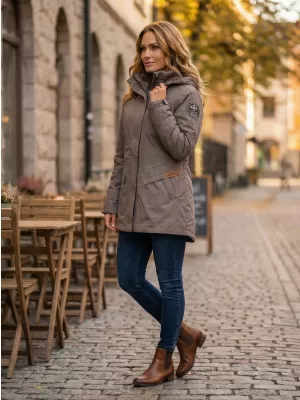 Damenmantel TORSTAI JESSICA 41215217090 DUNKLES KHAKI