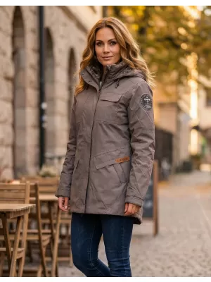 Damenmantel TORSTAI JESSICA 41215217090 DUNKLES KHAKI