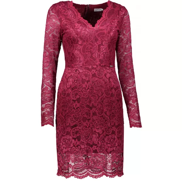  Kleid der Dame NUMOCO A170-5 BURGUND 