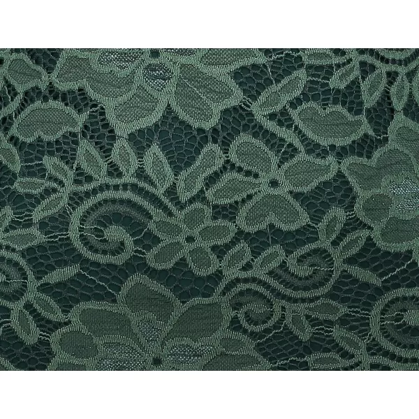  Damenkleid mit Spitze NUMOCO 180-3 DUNKELGRÜN 