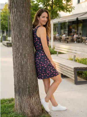 Kleid ALTISPORT BEGONIA LSKN197 DUNKELBLAU