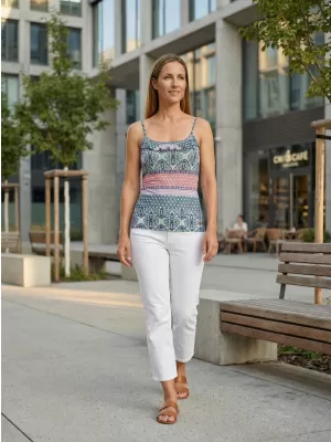 Damen-Tanktop KIXMI HENRIETTA DUNKELBLAU