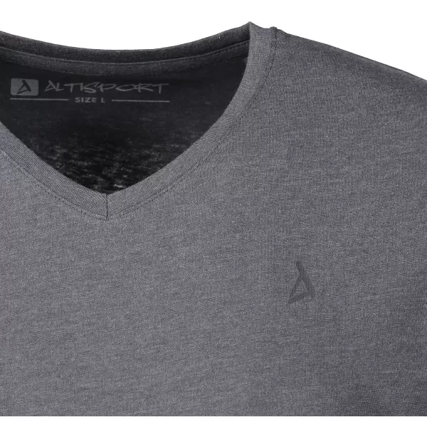  Herren-T-Shirt mit kurzen Ärmeln ALTISPORT ZORK MTSN423 DUNKELGRAU 