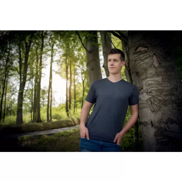  Herren-T-Shirt mit kurzen Ärmeln ALTISPORT ZORK MTSN423 DUNKELBLAU 
