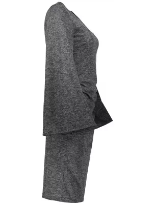 Kleid NUMOCO A185-1 SCHWARZE MELANGE