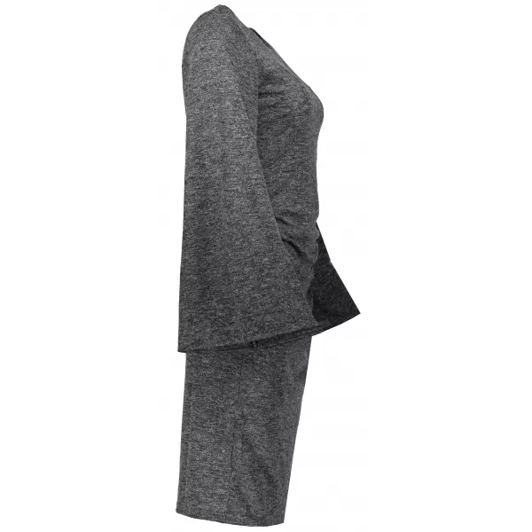  Kleid NUMOCO A185-1 SCHWARZE MELANGE 