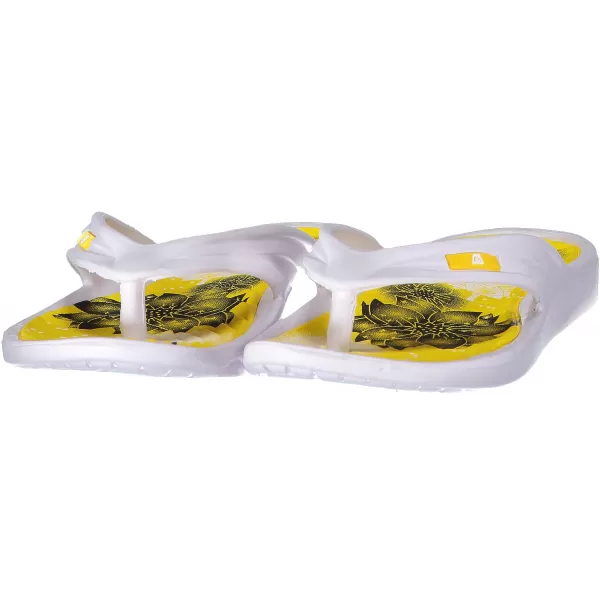  Hausschuhe ALPINE PRO DINA LBTN210 WEIß/GELB 