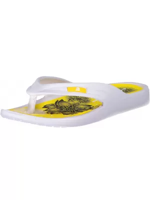 Hausschuhe ALPINE PRO DINA LBTN210 WEIß/GELB