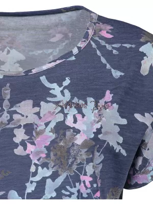 Damen-T-Shirt mit kurzen Ärmeln ALPINE PRO KEMRA LTSN489 BLAU
