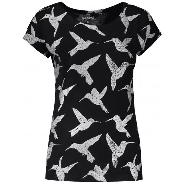  Damen-T-Shirt SAM 73 KYRONA LTSN477 SCHWARZ 