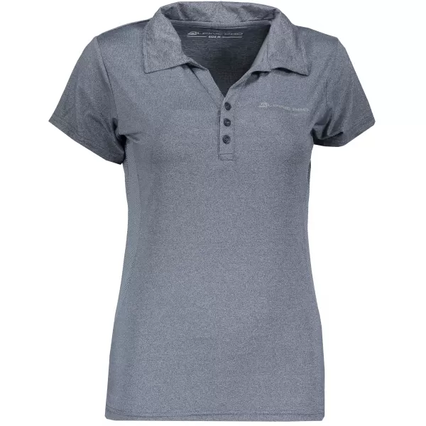  Damen-T-Shirt mit Kragen ALPINE PRO ISTASA LTSN269 BLAU 