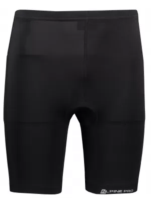 Herrenboxer mit einem Fahrradeinsatz ALPINE PRO CYCL MUNN041 SCHWARZ