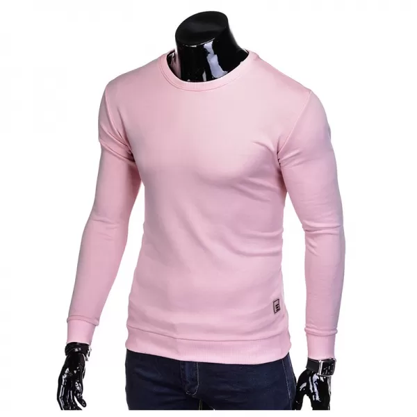  Herren Sweatshirt OMBRE AB911 PULVER ROSA 