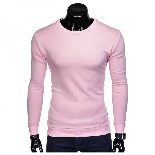  Herren Sweatshirt OMBRE AB911 PULVER ROSA 