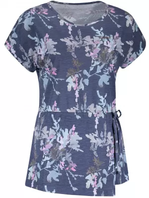 Damen-T-Shirt mit kurzen Ärmeln ALPINE PRO KEMRA LTSN489 BLAU