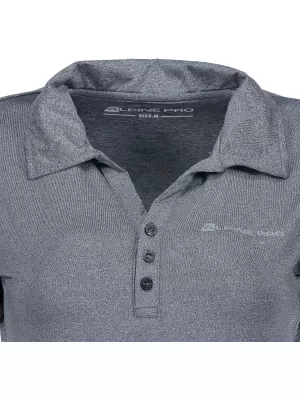 Damen-T-Shirt mit Kragen ALPINE PRO ISTASA LTSN269 BLAU
