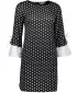 Kleid NUMOCO A232-1 WEIßE PUNKTE