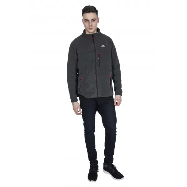  Fleece-Sweatshirt für Herren TRESPASS JYNX SCHWARZ 