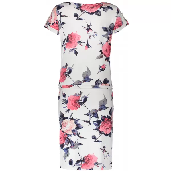  Kleid NUMOCO A203 ROTE BLUMEN 