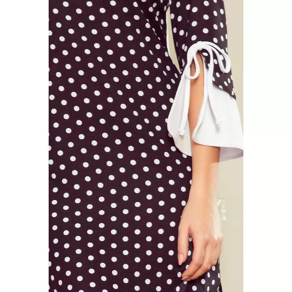  Kleid NUMOCO A232-1 WEIßE PUNKTE 