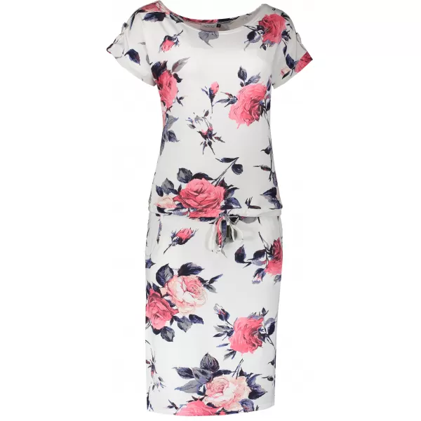  Kleid NUMOCO A203 ROTE BLUMEN 