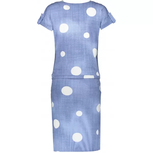 Kleid NUMOCO A203 WEIßE PUNKTE 