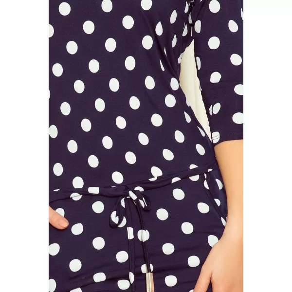  Kleid NUMOCO A13-101 WEIßE PUNKTE 