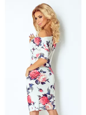 Kleid NUMOCO A13-49 FARBIGE BLUMEN