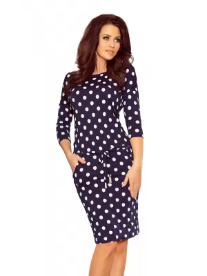 Kleid NUMOCO A13-101 WEIßE PUNKTE