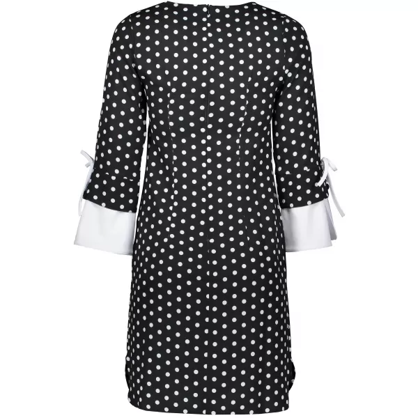  Kleid NUMOCO A232-1 WEIßE PUNKTE 