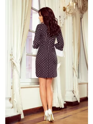 Kleid NUMOCO A232-1 WEIßE PUNKTE