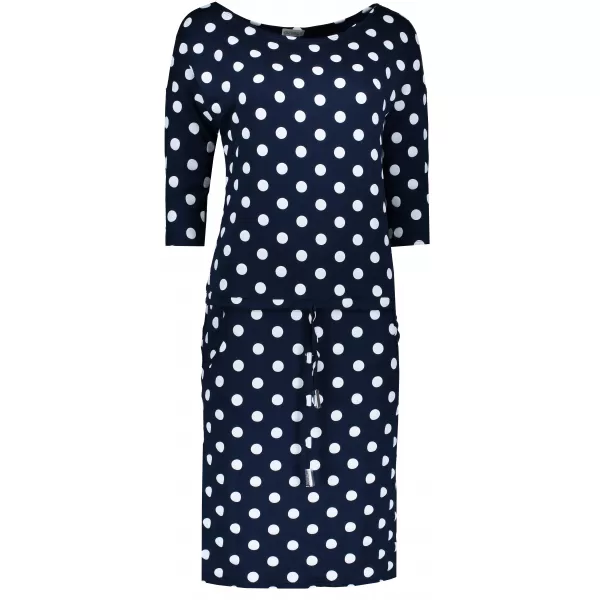  Kleid NUMOCO A13-101 WEIßE PUNKTE 