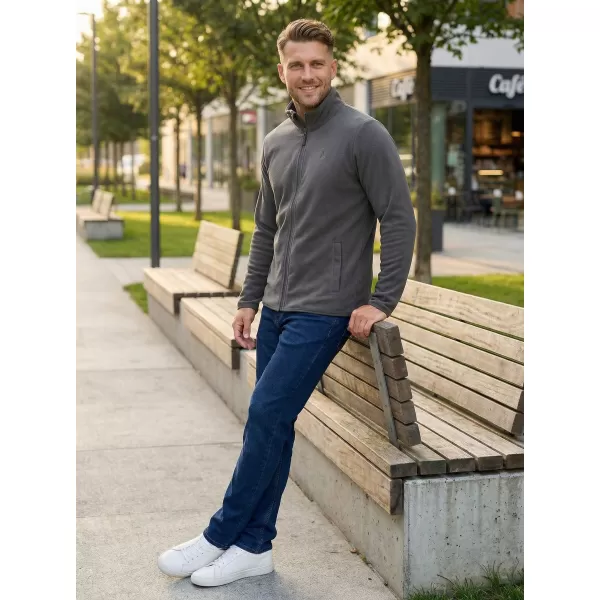  Fleece-Sweatshirt für Herren ALTISPORT DANER MSWP237 HELLGRAU 