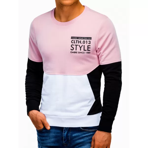  Herren -Sweatshirt OMBRE AB936 SCHWARZ 
