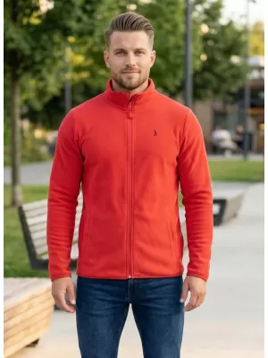 Fleece-Sweatshirt für Herren ALTISPORT DANER MSWP237 ROT