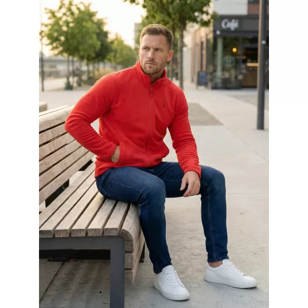 Fleece-Sweatshirt für Herren ALTISPORT DANER MSWP237 ROT 