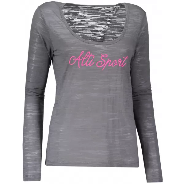  Damen-T-Shirt ALTISPORT CLEA LTSP606 GRAU/ROSA 