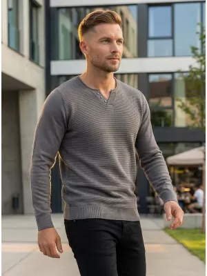 Herrenpullover ALTISPORT JOANES MPLP075 HELLGRAU
