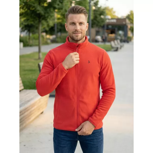  Fleece-Sweatshirt für Herren ALTISPORT DANER MSWP237 ROT 