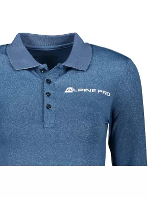 Frauenfunktionshemd mit Kragen ALPINE PRO STERA LTSP635 HELLBLAU