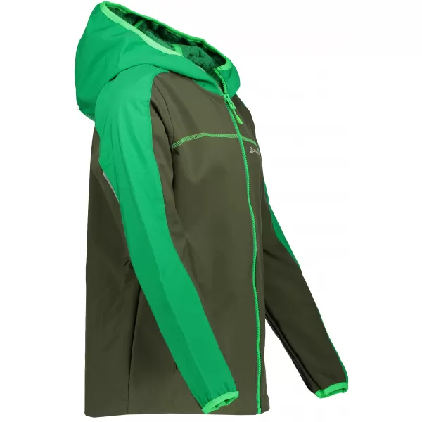  Softshelljacke für Jungen ALPINE PRO NOOTKO 7 KJCP144 DUNKELGRÜN 