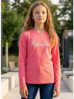 Langes Kinder -Shirt für Kinder ALPINE PRO CAMRO KTSP263 ROSA