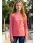 Langes Kinder -Shirt für Kinder ALPINE PRO CAMRO KTSP263 ROSA