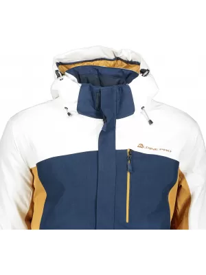 Herren -Skijacke ALPINE PRO SARDAR 3 MJCP369 WEIß