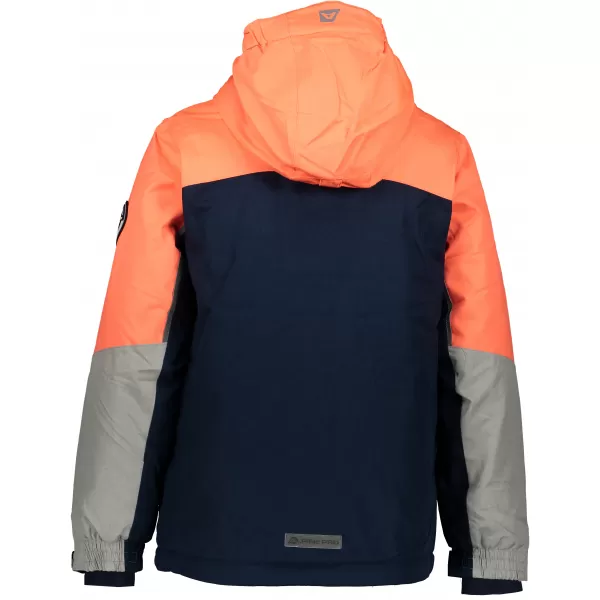 Skijacke ALPINE PRO SARDARO 2 KJCP154 ORANGE/GRAU 