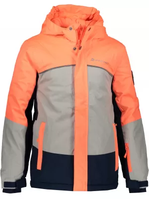 Skijacke ALPINE PRO SARDARO 2 KJCP154 ORANGE/GRAU