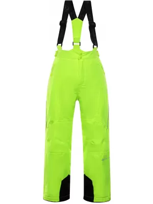 Kinderskihose ALPINE PRO ANIKO 3 KPAP168 HELLGRÜN