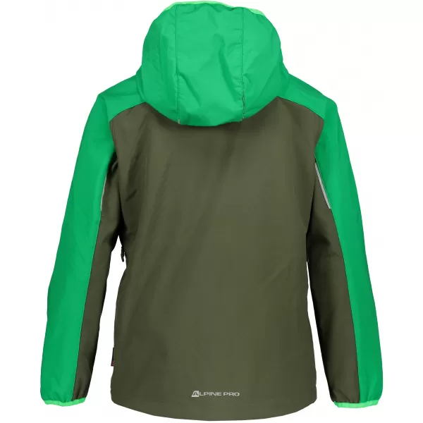  Softshelljacke für Jungen ALPINE PRO NOOTKO 7 KJCP144 DUNKELGRÜN 